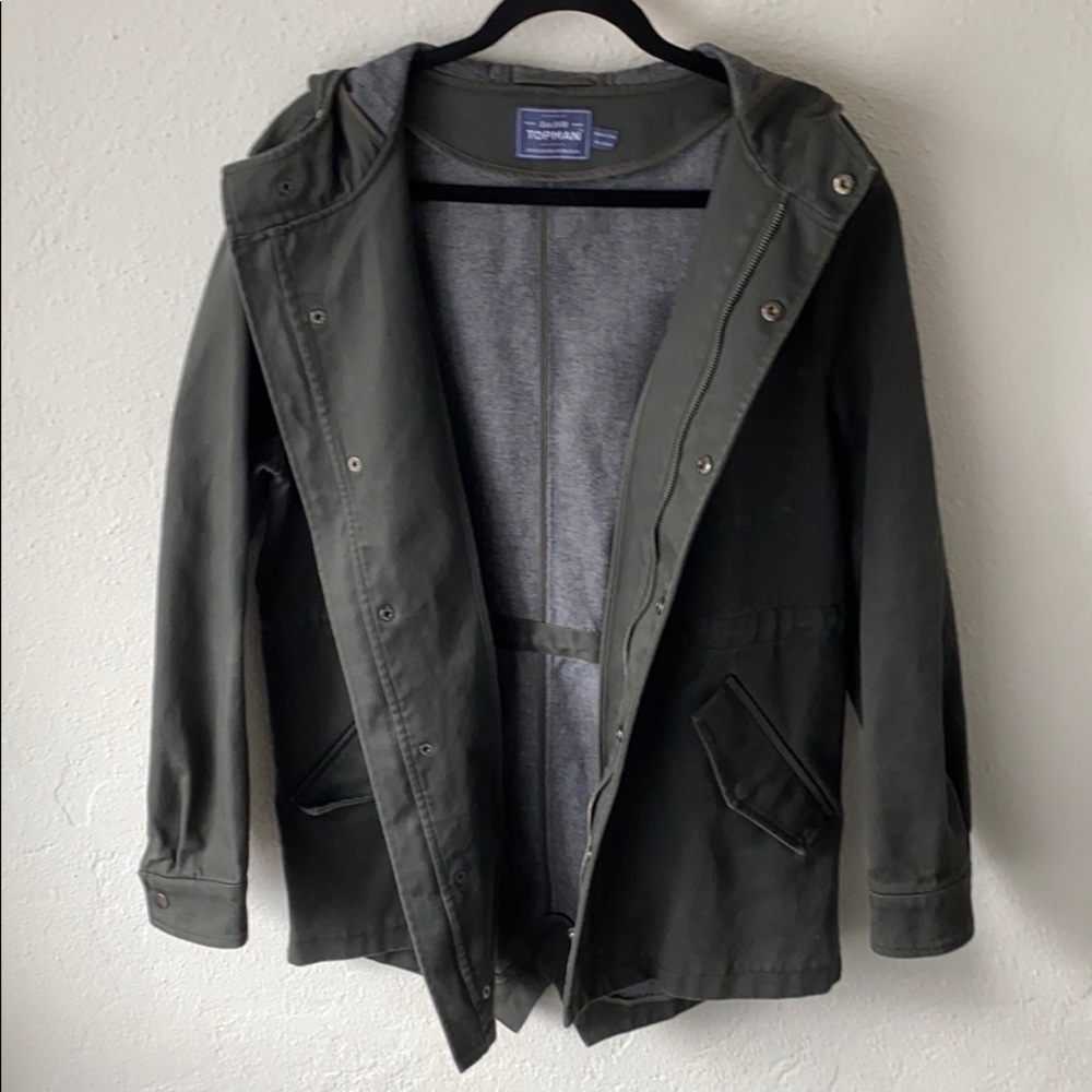 Men’s TOPMAN military style coat Medium